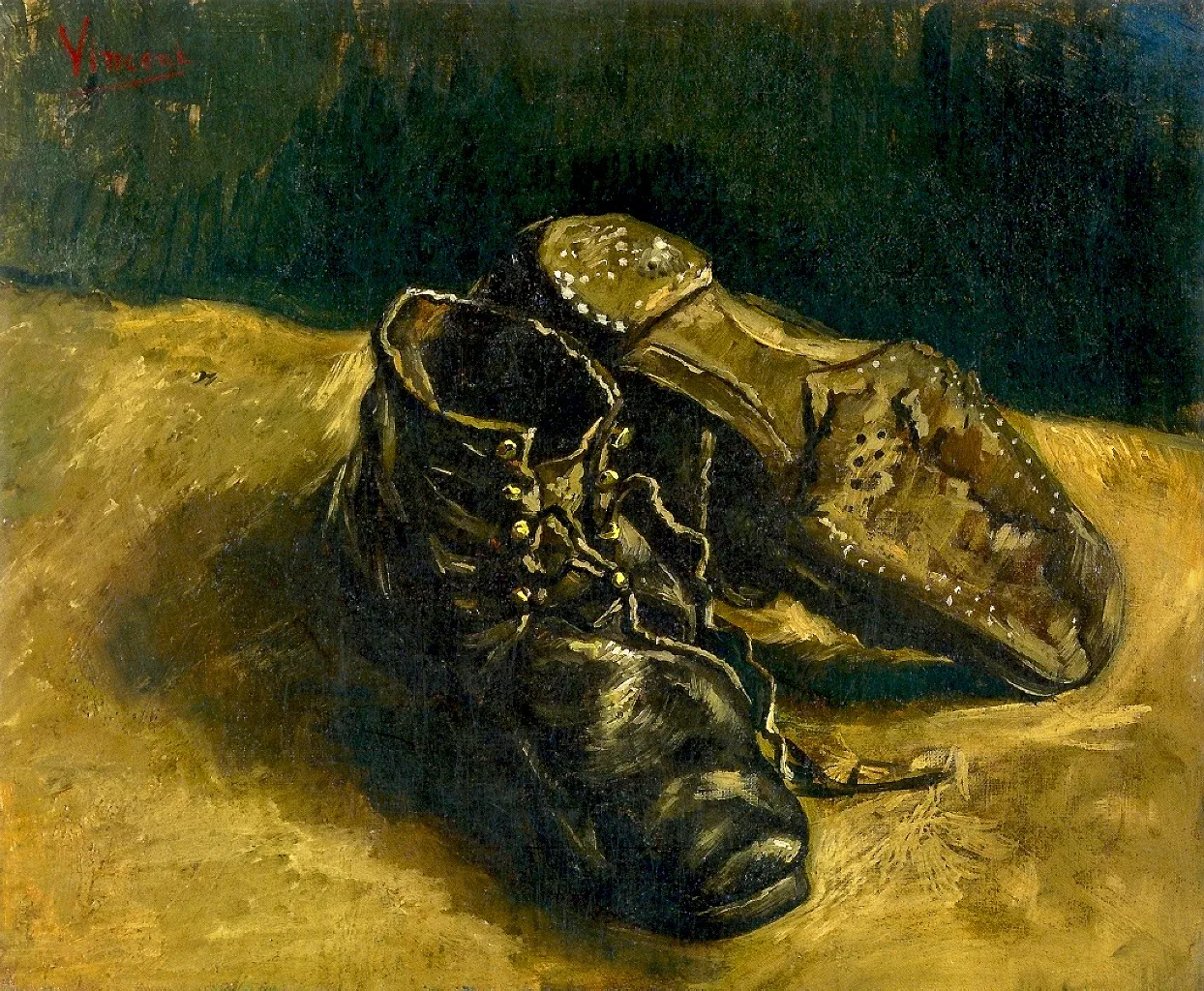 Unframed Canvas Prints Een Paar Schoenen Door Vincent Van Gogh|canvas  prints|van gogh printprinted canvas - AliExpress