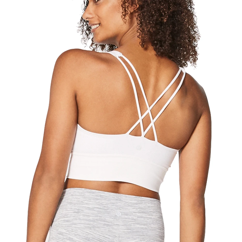 

Women's Designer Strappy Full Support Quick Dry Firm Fit Odor Resistant Sweat Exercise Training Bra