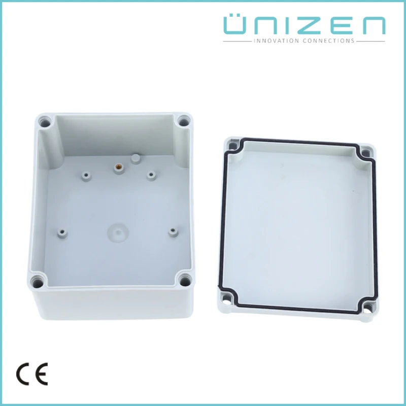 

UNIZEN AG-1714 Waterproof Plastic Enclosure Box Electronic Project Instrument Case Outdoor Junction Box 170x140x95mm connector