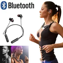 Наушники Bluetooth Беспроводная Спортивная гарнитура с лентой на шею с микрофоном для iPhone наушники fone de ouvido 18JUN20