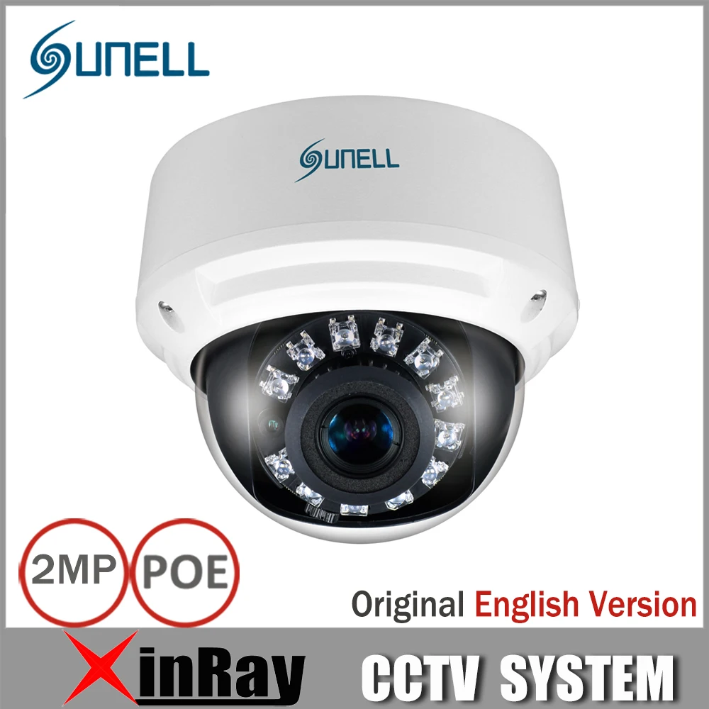

SUNELL E3UR Mini Dome Camera with  2.1MM Lens Super Wide Angle POE CCTV Security Camera