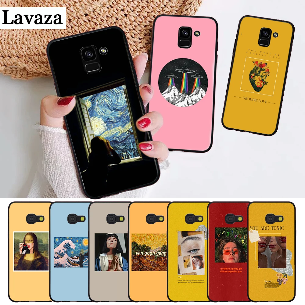 

Lavaza Great art aesthetic van Gogh Silicone Case for Samsung A3 A5 2016 2017 A6 Plus 2018 A7 A8 A9 A10 A30 A40 A50 A70 J6