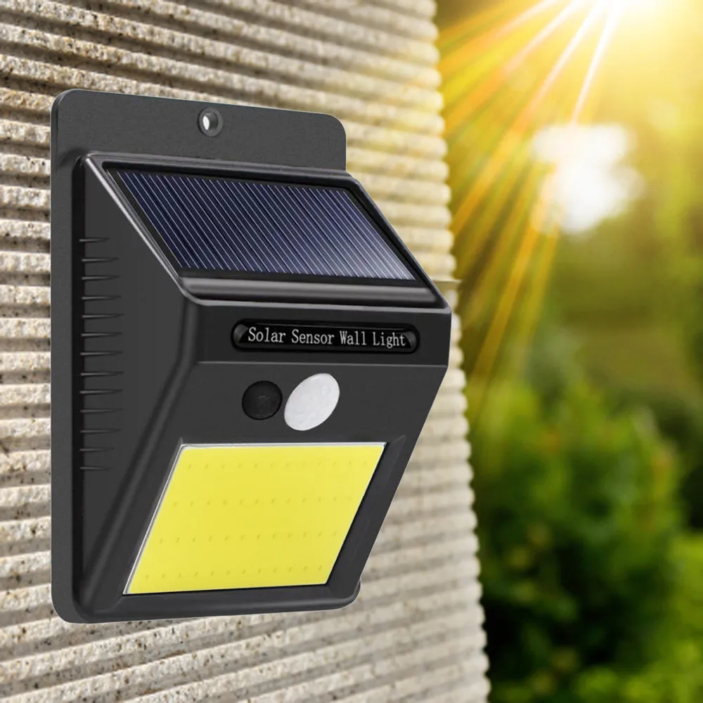 48 светодиодный настенный светильник на солнечной энергии с датчиком движения, наружный садовый светильник для безопасности, светильник на солнечной энергии, установочный винт для хранения
