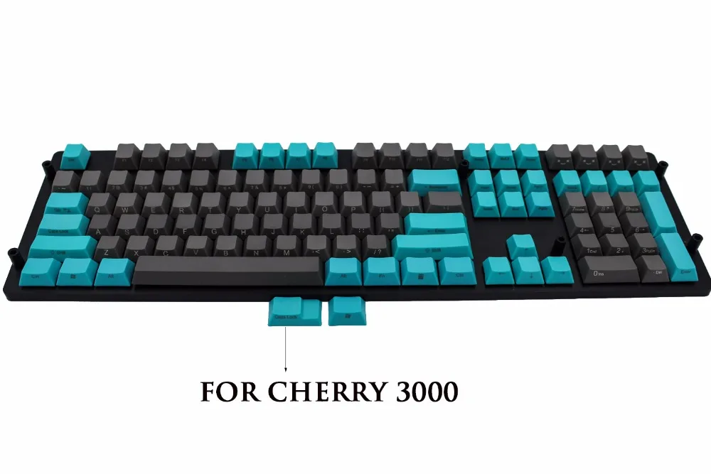 MP 110 пустая сторона/топ печатные уплотненные клавиши PBT Radium резьба Вишневый