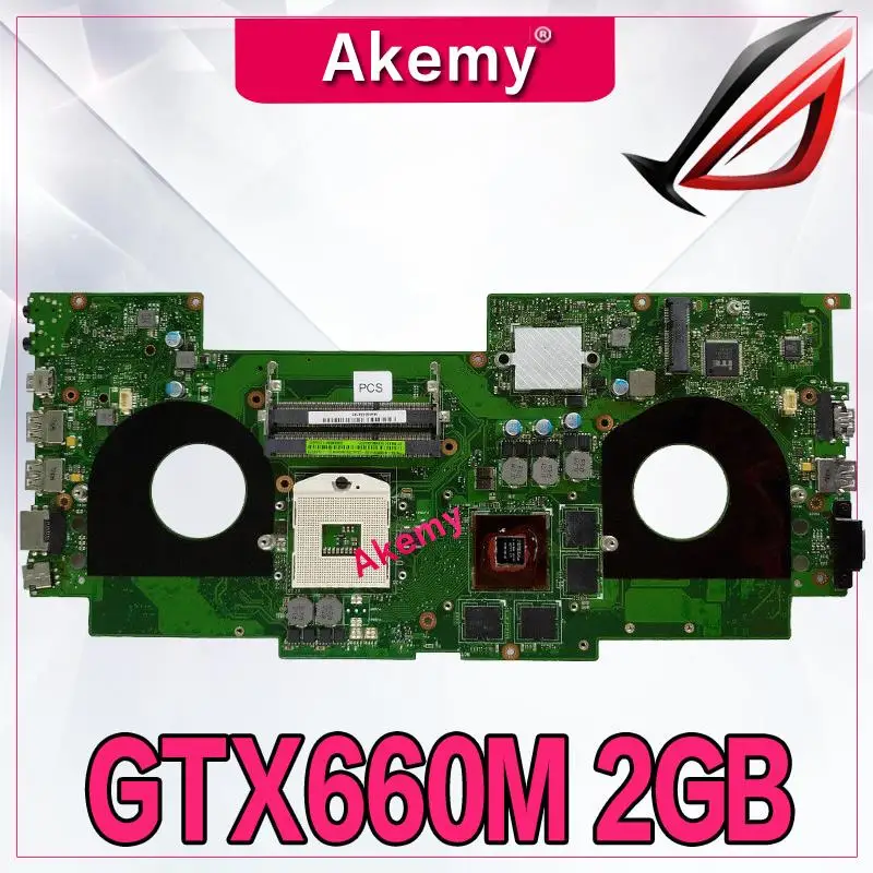 

Akemy G46VW MAIN_BD.OM/QC/AS GTX660M 2GB mainboard REV 2.2 For Asus G46V G46VW laptop motherboard 60-NMMMB1100-E02 100% Tested