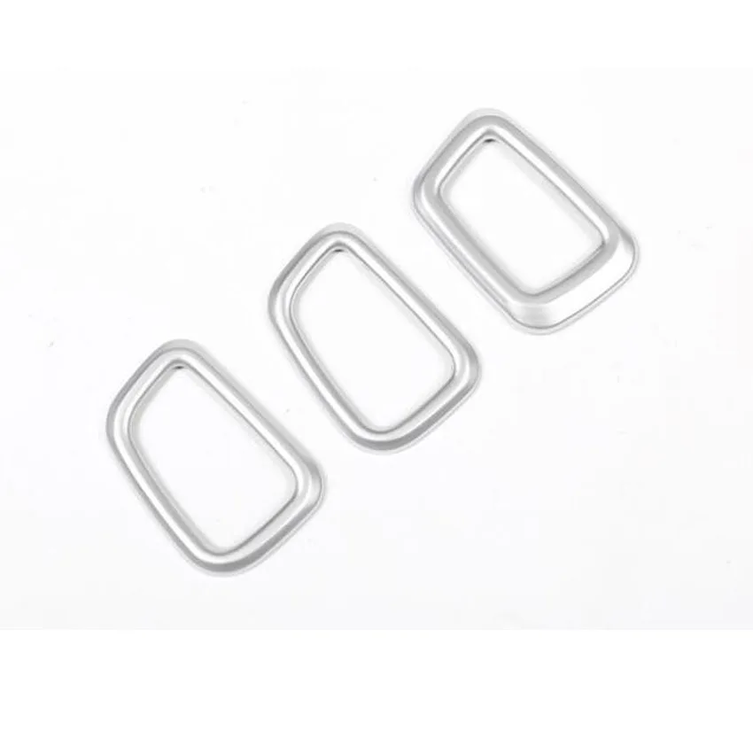 Apto para BMW serie 5 G30 G38 2018 coche reposacabezas del asiento interruptor cubierta de Marco Ajuste de bisel estilo Interior accesorios de partes de 3 piezas