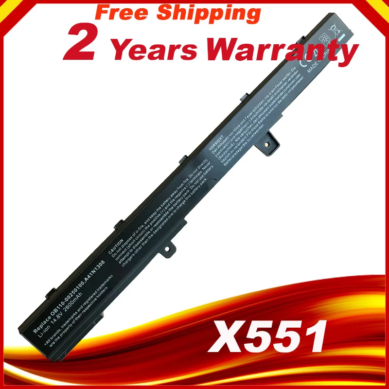 Laptop Battery For ASUS X551C X551CA X551M A41N1308 A31N1319 0B110-00250100M X45LI9C YU12008-13007D X451CA X551CA X551CA-SX024H Laptop Battery For ASUS X551C X551CA X551M A41N1308 A31N1319 0B110-00250100M X45LI9C YU12008-13007D X451CA X551CA X551CA-SX024H