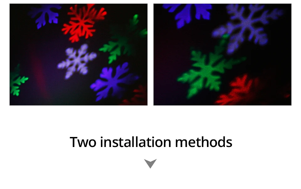 Светодиодный светильник s, лазерный проектор RGBW, активированный движущийся динамический светильник в виде снежинки, наружное украшение на год, лампы для газонов