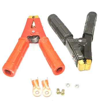 

2 Pcs 600amp Car Battery Charger Clamp Alligator Clip for Jump Starter
