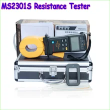 1 шт. MASTECH MS2301S Клещи Заземления Метр Тестер Сопротивления/Сопротивления Детектор/Megger/Мэг Метр Ом