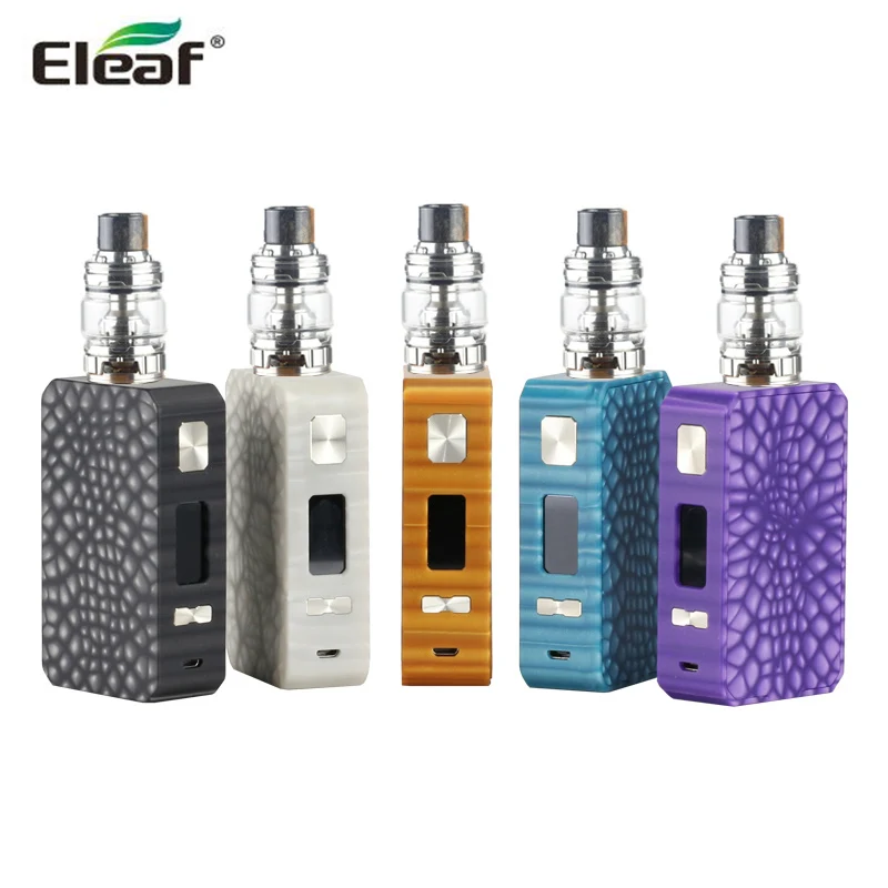 

Original Eleaf Saurobox Vape Kit 6.5ml ELLO Duro Tank 220W TC Box MOD Distinctive Resin 0.96-inch Display Electronic Cigarette