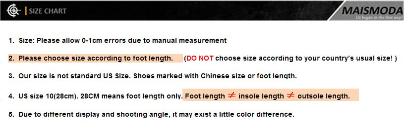 size warning
