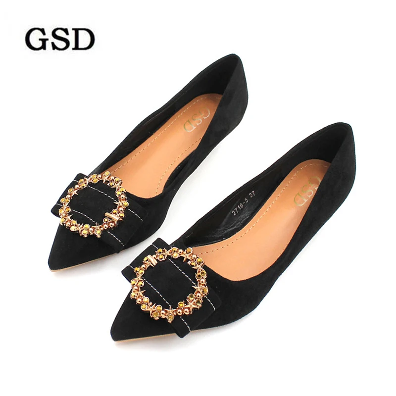 

Fashion Women Pumps Ballet Shoes Bling Crystal Pointed Toe Pumps Shoes Elegant Comfortable Lady Shiny Shoes Zapatillas mujer