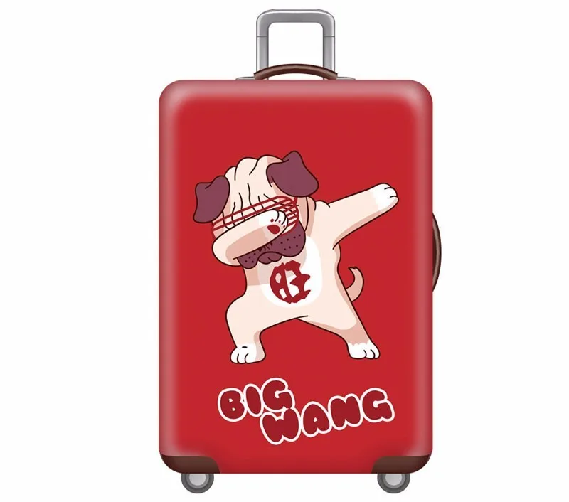 Новый чемодан эластичный пылезащитный чехол для багажа 18 ~ 30 дюймов коробка с паролем тележка чехол Высокое качество кошка защитный чехол