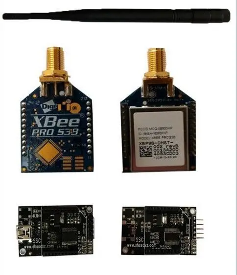 

XBee-PRO 900HP 920MHz 250mW Long Distance Transmitter+Receiver APM Telemetry