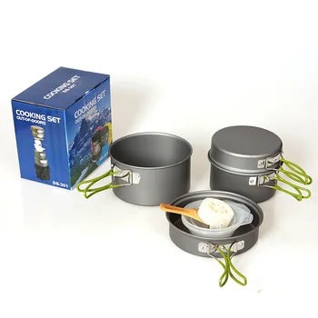 

2-3 Sets Of Outdoor Camping, 4 Picnic Pans, Portable Pots.