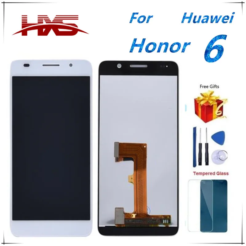 

High quality 100% tested 5.0''For HUAWEI Honor 6 LCD Display Touch Screen with Frame Digitizer H60-L02 H60-L12 H60-L04