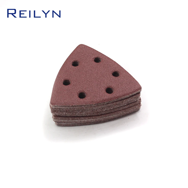Reilyn Новый треугольный лоток для наждачной бумаги искусственная бумага 20