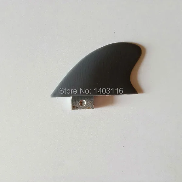 

surfboard grey color middle small fins