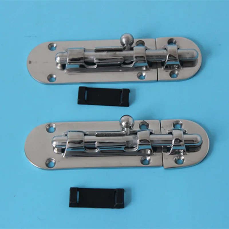 

2pcs 4" Stainless Steel Door Latch Barrel Bolt Home Gate Lock Safety Latch Hasp