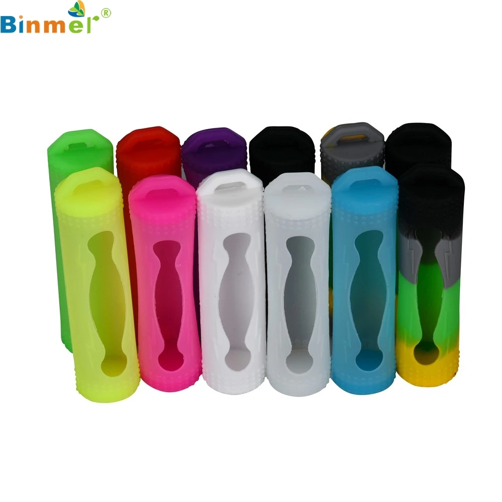 

Binmer Simplestone Silicone Sleeve Cover Case For 18650 Battery Protective Bag Pouch 0105