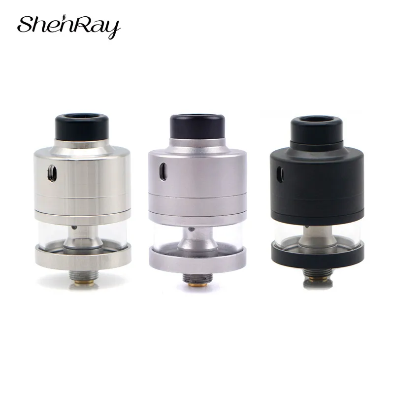 

Shenray Haku Riviera RDTA Atomizer 2ml 22/24mm Single Coil Rebuildable Vape Tank For Electronic Cigarette Box Mod Mech Mods