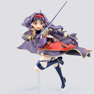 Sword Art Online Action Figures Konno Yuuki PVC Figure Toys SAO Collection Model Toys Anime Sword Art Online 2 EE5 Sword Art Online Action Figures Konno Yuuki PVC Figure Toys SAO Collection Model Toys Anime Sword Art Online 2 EE5