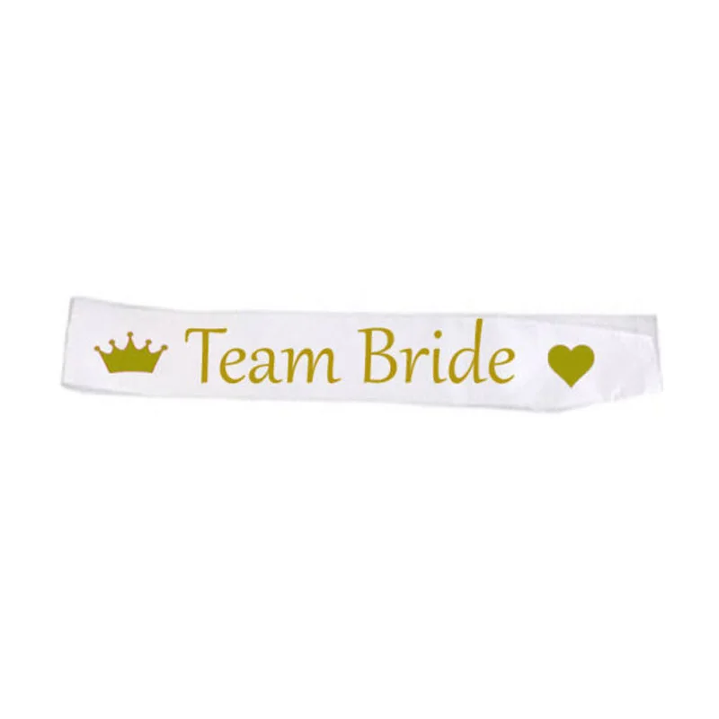 Bride To Be Team Bride Sash Hen Night Girls for Wedding Bridal Shower Decorations Ring Bachelorette Party Supplies DT64 (4)