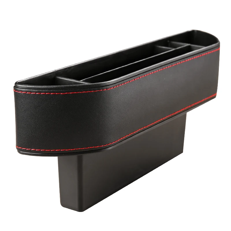 New Design Car Seat Crevice Storage font b Box b font Leather Auto Seats Gap Pockets
