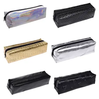 

New Women Fashion Holographic Laser Travel Makeup Cosmetic Bag Pen Pencil Case Bags for Women Girl 2018