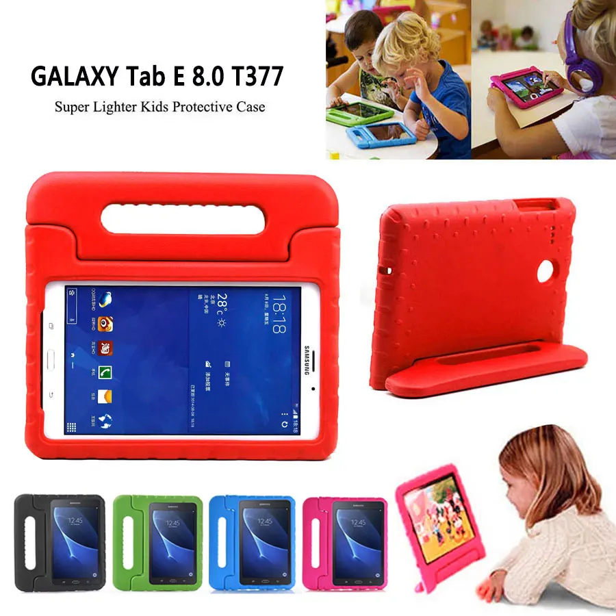 

Eagwell Shockproof Case For Samsung GALAXY Tab E 8.0 T377 SM-T377 EVA Foam Tablet Protective Case Stand Cover for Kids Children
