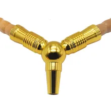 COURNOT один большой делит на два алюминиевых адаптер для кальяна втулка для кальяна Кальян chicha Narguile шланг Аксессуары для труб