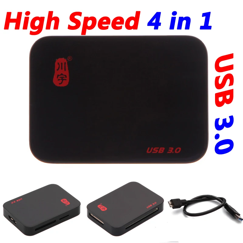 Высокая скорость 5 Гбит/с USB 3 0 SD Micro SDXC SDHC TF MS CF кардридер адаптер для карты MicroSD