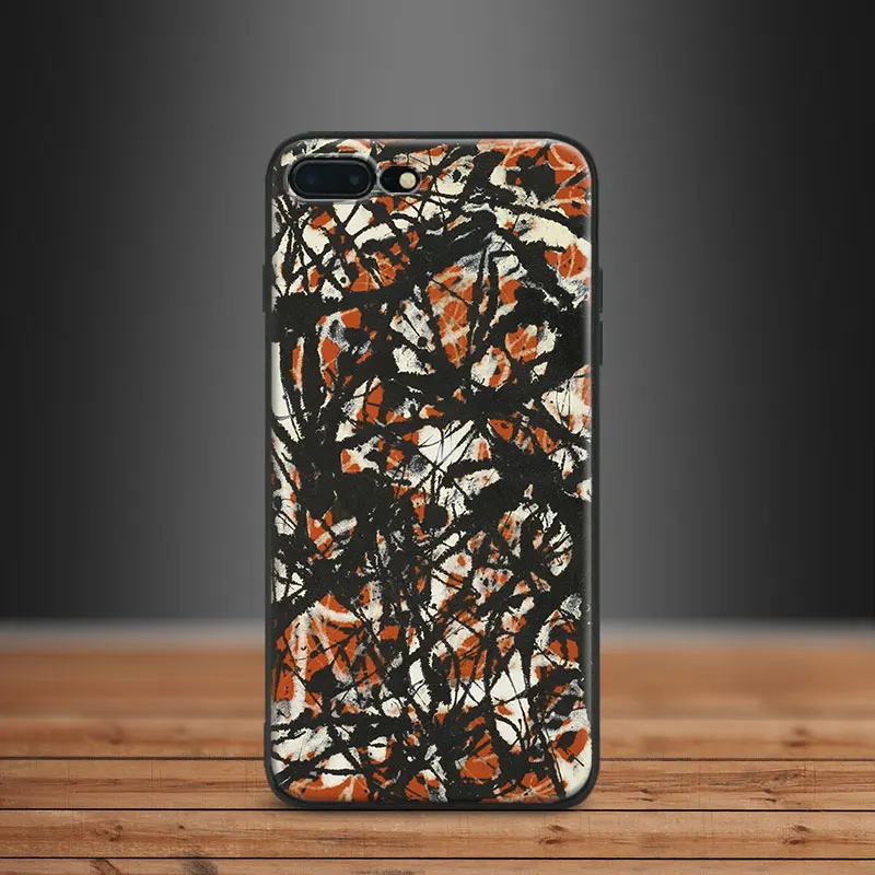 

Free Form Painting Art Jackson Pollock Tpu Soft Silicone Phone Case Cover Shell For Apple IPhone 5 5s SE 6 6s 7 8 Plus X 10