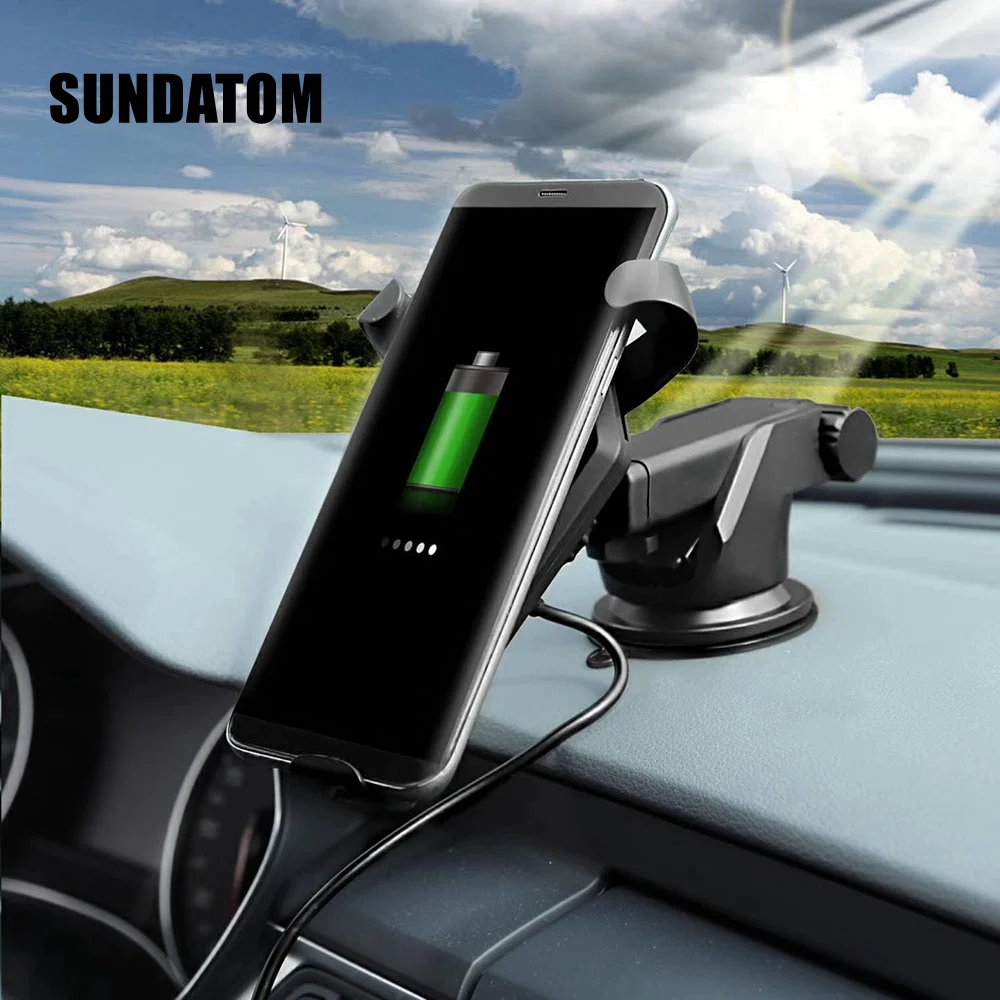 Fast Wireless Car Charger Mount Air Vent Phone Holder Cradle for Samsung Galaxy Note 8/ S8/ S8+/ S7/ S6 Edge+/ Note 5