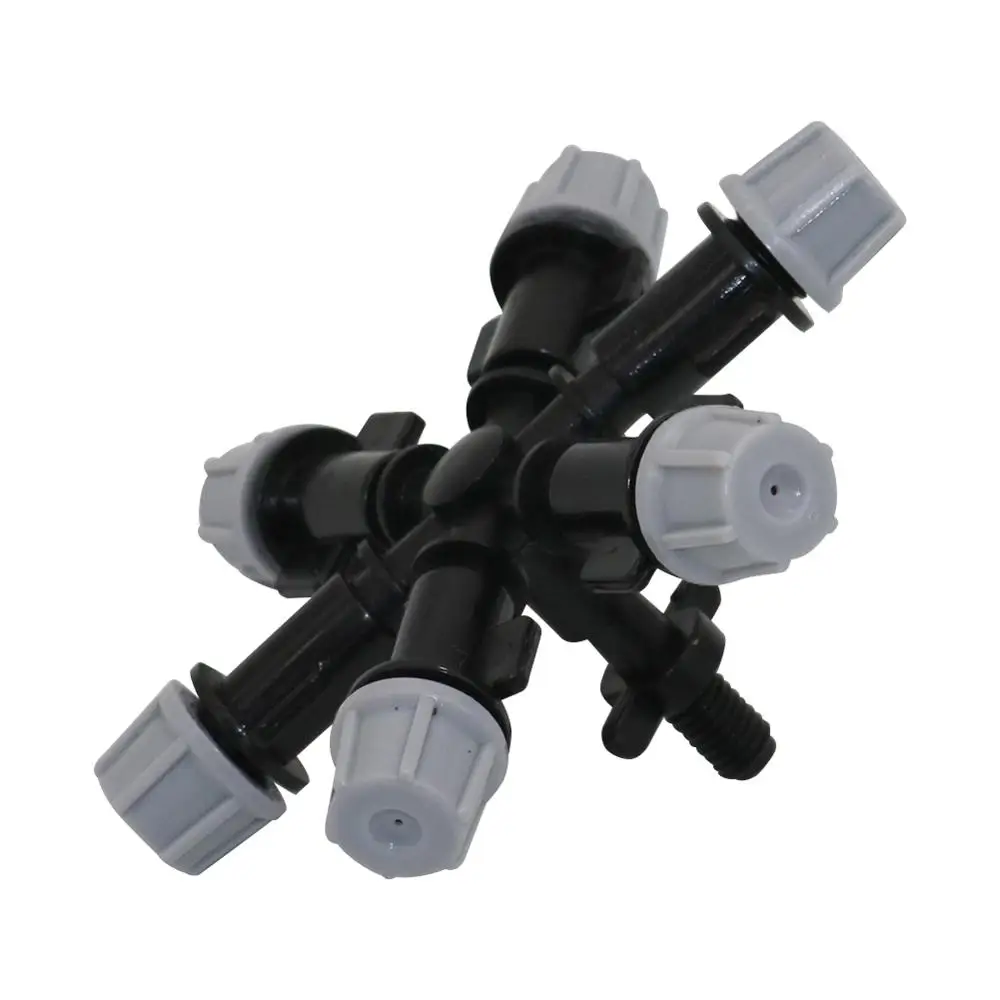 1 Pc Multi-nozzle Gray Sprinkler Garden Greenhouse Irrigation Sprayer Agriculture tools Water Fogger Cooling Misting Nozzle