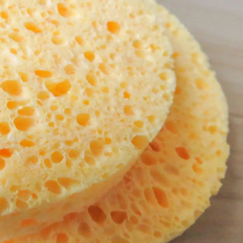 

1pcs Facial Cleansing Sponge Puff Pad Natural Wood Fiber Face Wash Cleaning Sponge Makeup Tools