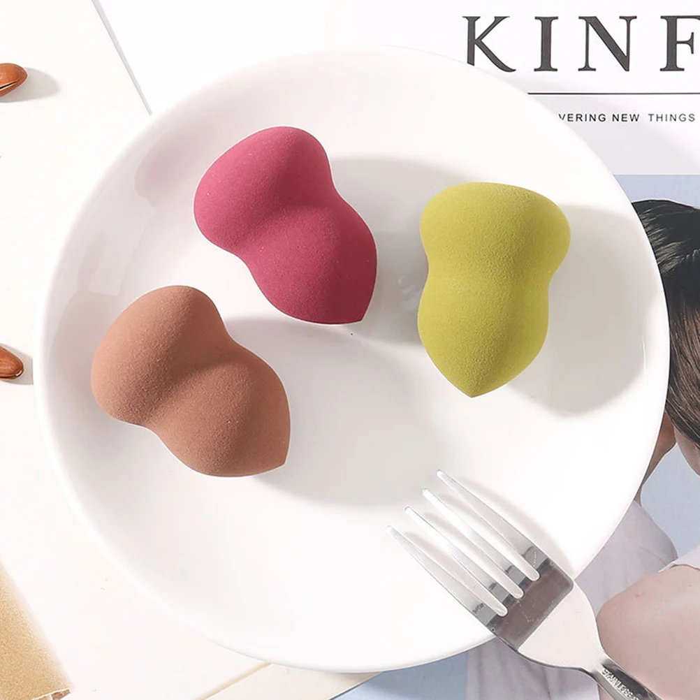 

Dual-use Gourd-shaped Makeup Sponge Quickly Absorbed Beauty Sponge Makeup Blender Foundation Puff Sponge