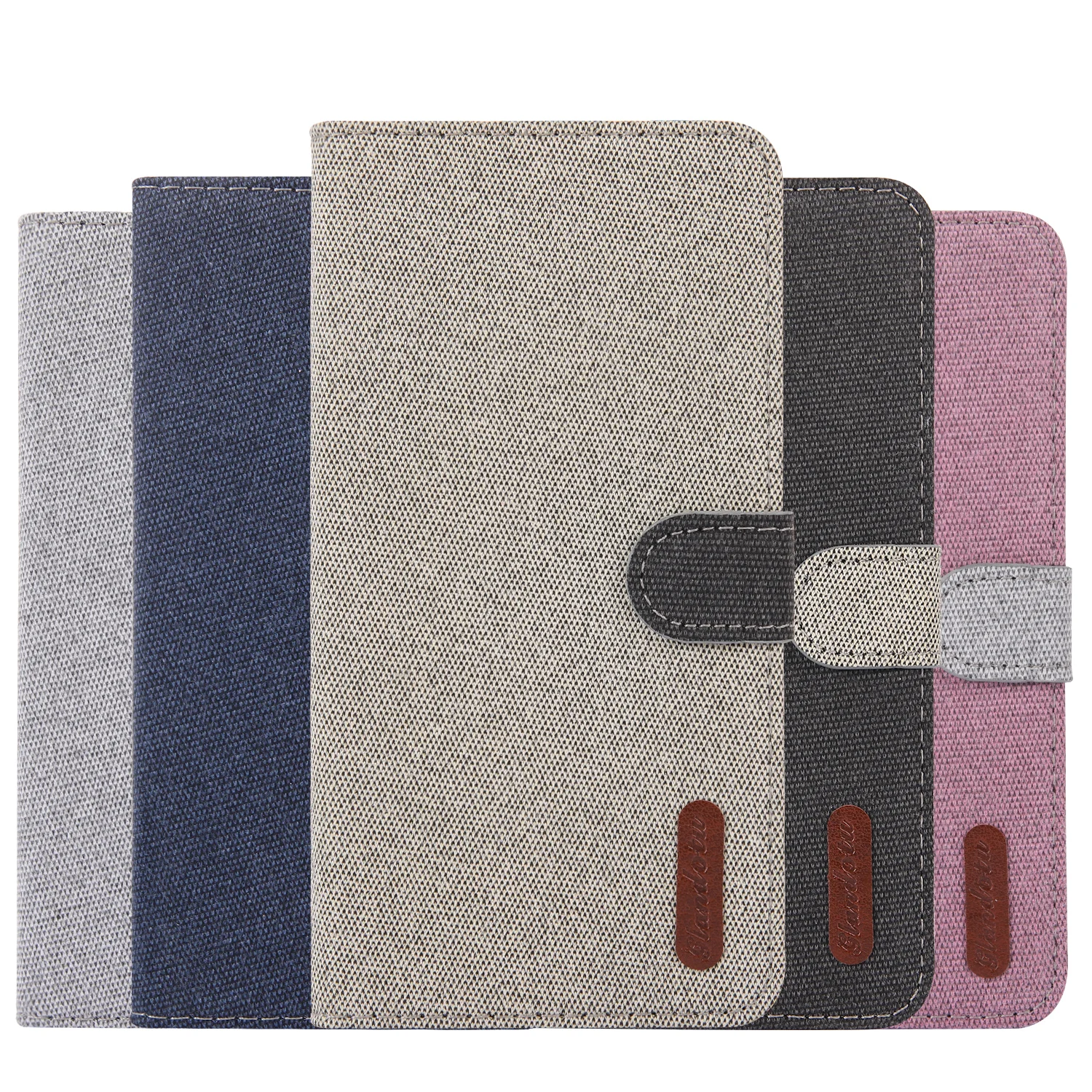 

Luxury Cloth Leather Flip Wallet Case For Xiaomi Redmi Note 4 4X 5 5A 6 6A 7 Pro A1 A2 5X 6X Card Slot Flip Stand Texture Cover