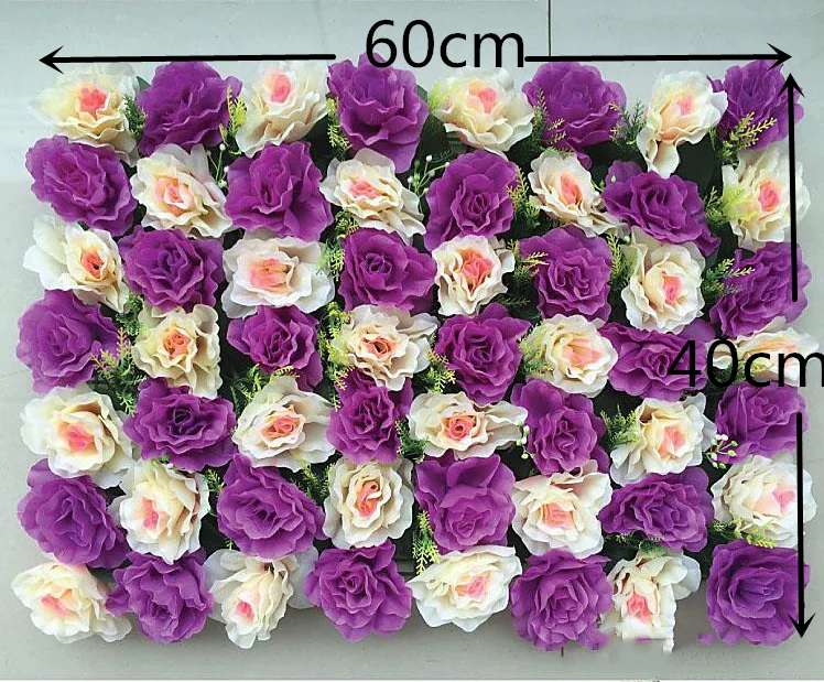 40x60 см Шелковая роза искусственная Цветочная стена искусственный цветок для свадьбы шёлковые цветы для украшения стены декорации фон - Цвет: J