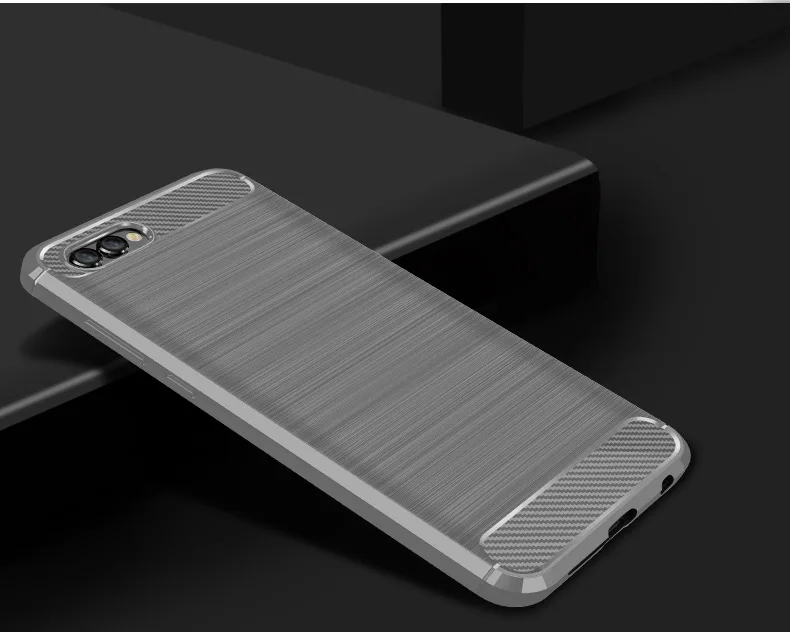 Бренд gligle углеродного волокна матовый ТПУ силиконовый чехол КРЫШКА ДЛЯ Huawei NOVA 2 S/Nova2S защитный чехол