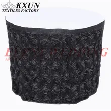 Стиль большой размер атласная Розетка торт стол юбка скатерть плинтус для свадебного банкета события украшения