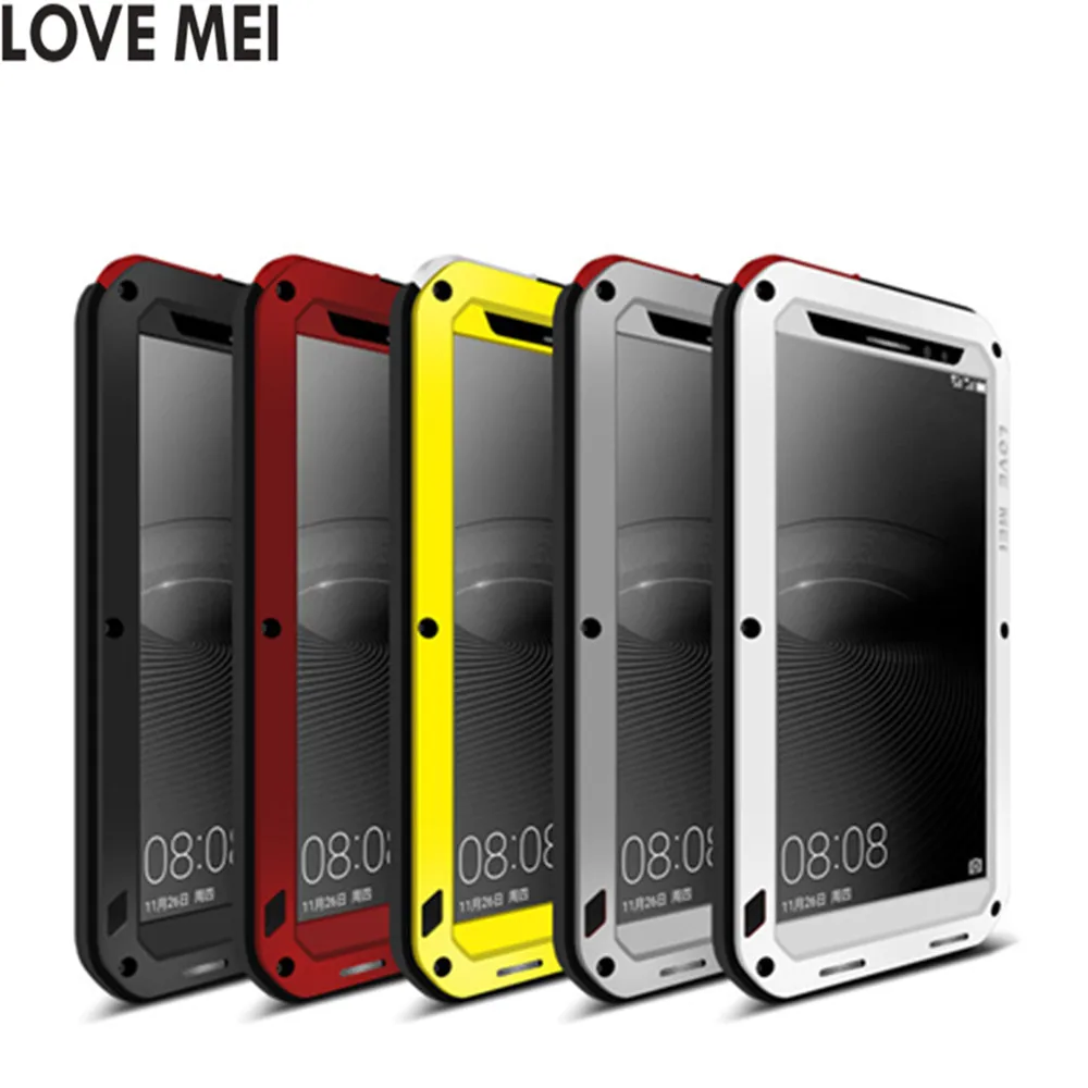 imágenes para Amor de la Original Mei Potente Caso Para Huawei Mate 8 prueba de Choques Impermeable De Aluminio Vidrio Templado Cubierta de la Caja con el regalo libre imágenes para Amor de la Original Mei Potente Caso Para Huawei Mate 8 prueba de Choques Impermeable De Aluminio Vidrio Templado Cubierta de la Caja con el regalo libre