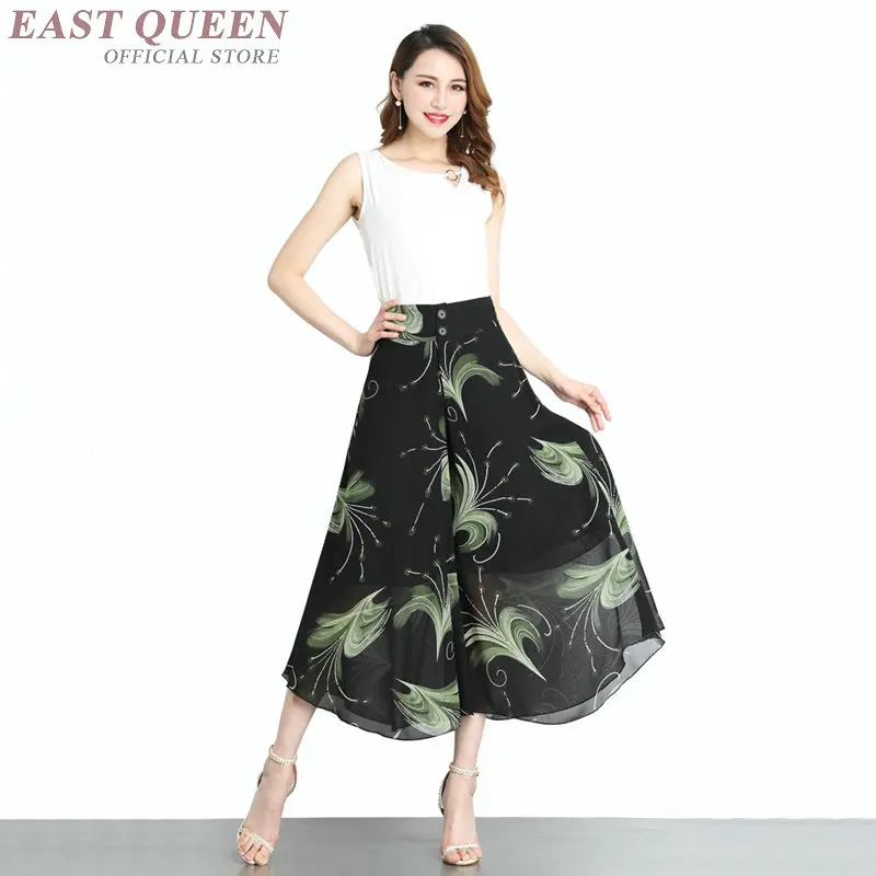 Хиппи шик boho Мексиканская Palazzo culotttes femme свободные штаны Цветочный Пляж мешковатые женские элегантные Штаны DD1061 Y