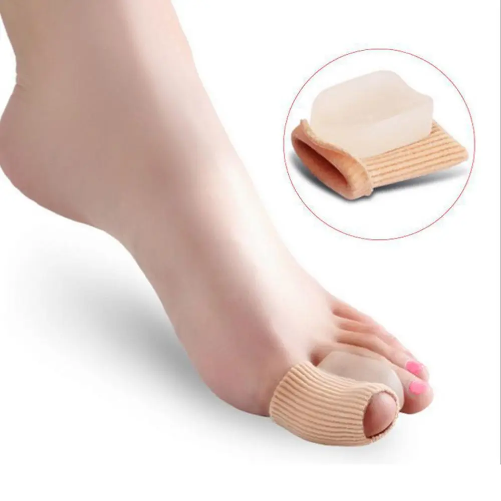 

1Pc Soft Silicone Gel Tube Toe Separators Spacers Alignment Bunion Pain Relief Tools Finger Toe Protector Foot Care Tool