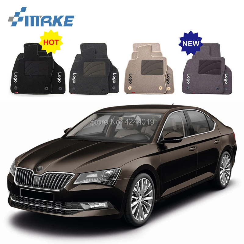

Car Mats All Weather Front Back Floor Mats for Cars Car Floor Mats For Skoda Superb