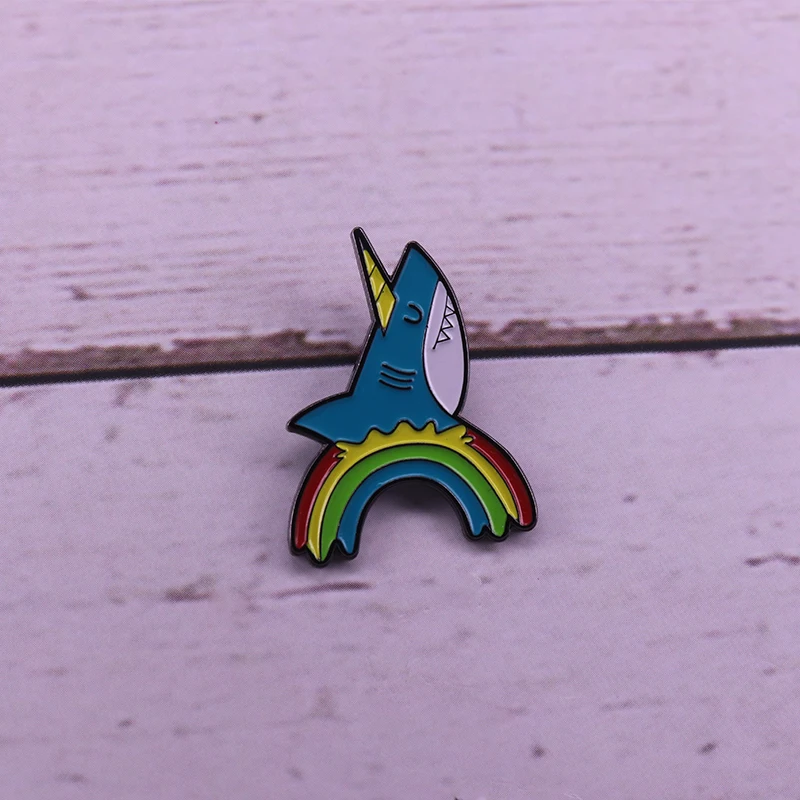 

Majestic Corn Shark Enamel Pin