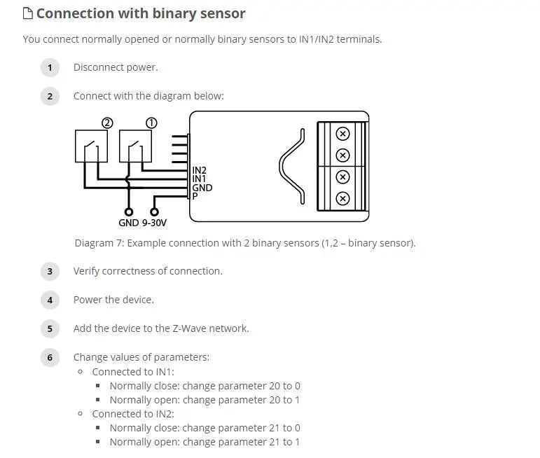 Fibaro z-wave plus Smart Implant module FGBS-222 можно подключить бинарные аналоговые датчики температуры и влажности