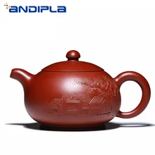 280cc Исин чай горшок мастер все ручной работы бутик горшок Zisha Китайский Здоровый натуральная фиолетовая глина варить чайник