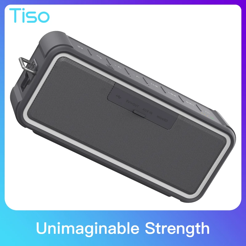 Tiso T15 IPX7 водонепроницаемый Bluetooth беспроводной 20 Вт динамик